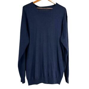 Rodd & Gunn NWT Queenstown Sweater Blue Granite Men's Size 3XL Wool Cashmere